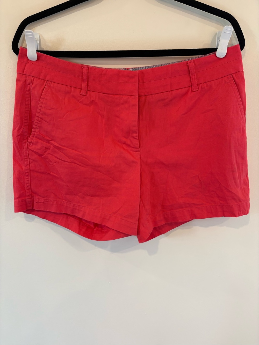 Women's Dark Coral Casual Cotton Shorts